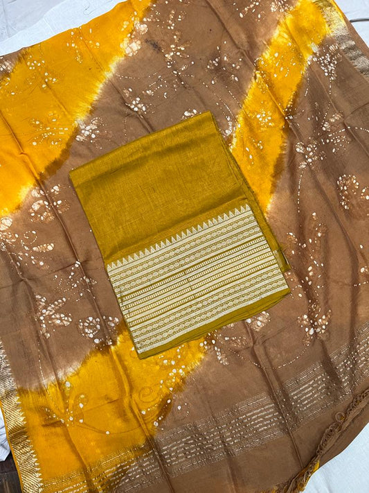 Mangalagiri Pattu Dress Material