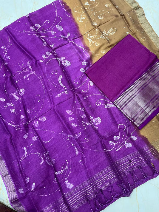 Handloom Mangalagiri Pattu Dress Material