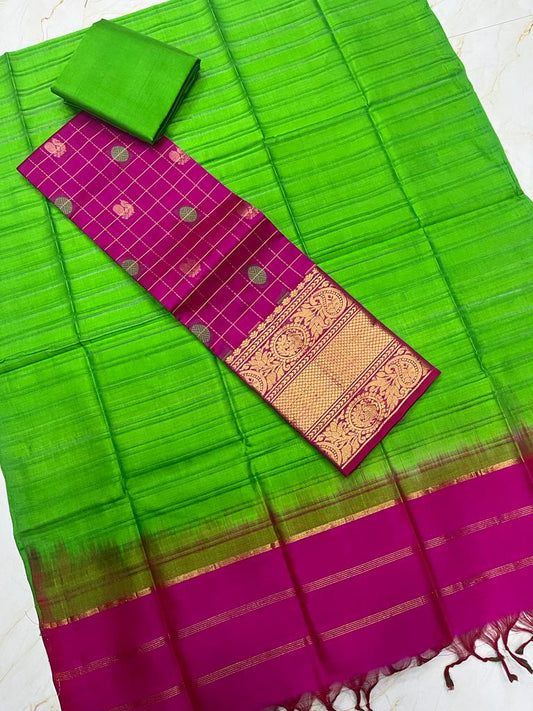 Mangalagiri Kuppadam Pattu dress Material